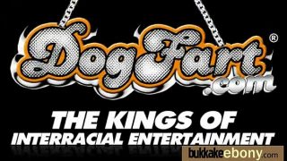 Hot ebony chick love gangbang interracial 22